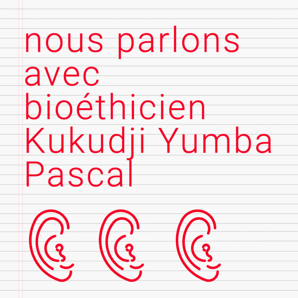 Nous parlons avec Prof. Kakudji Yumba Pascal